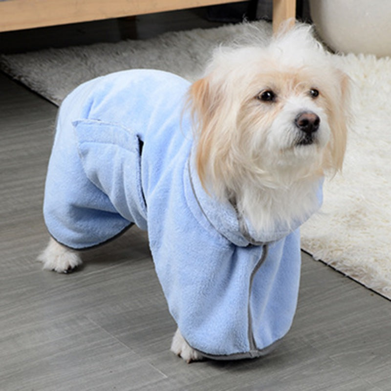 Microfiber Pet Bathrobe & Drying Towel