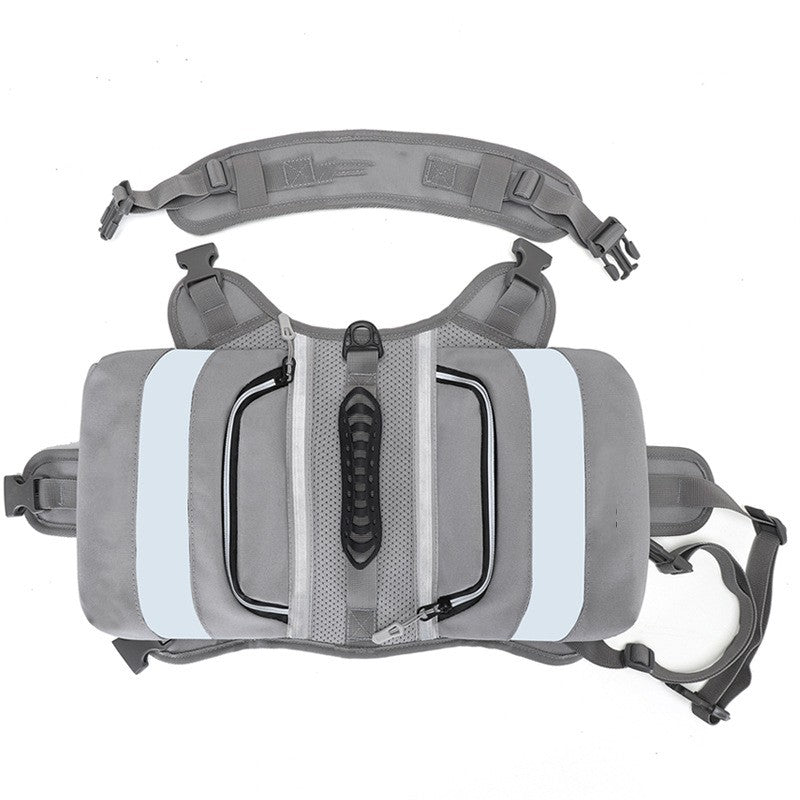 Durable Oxford Dog Harness Backpack for Hiking