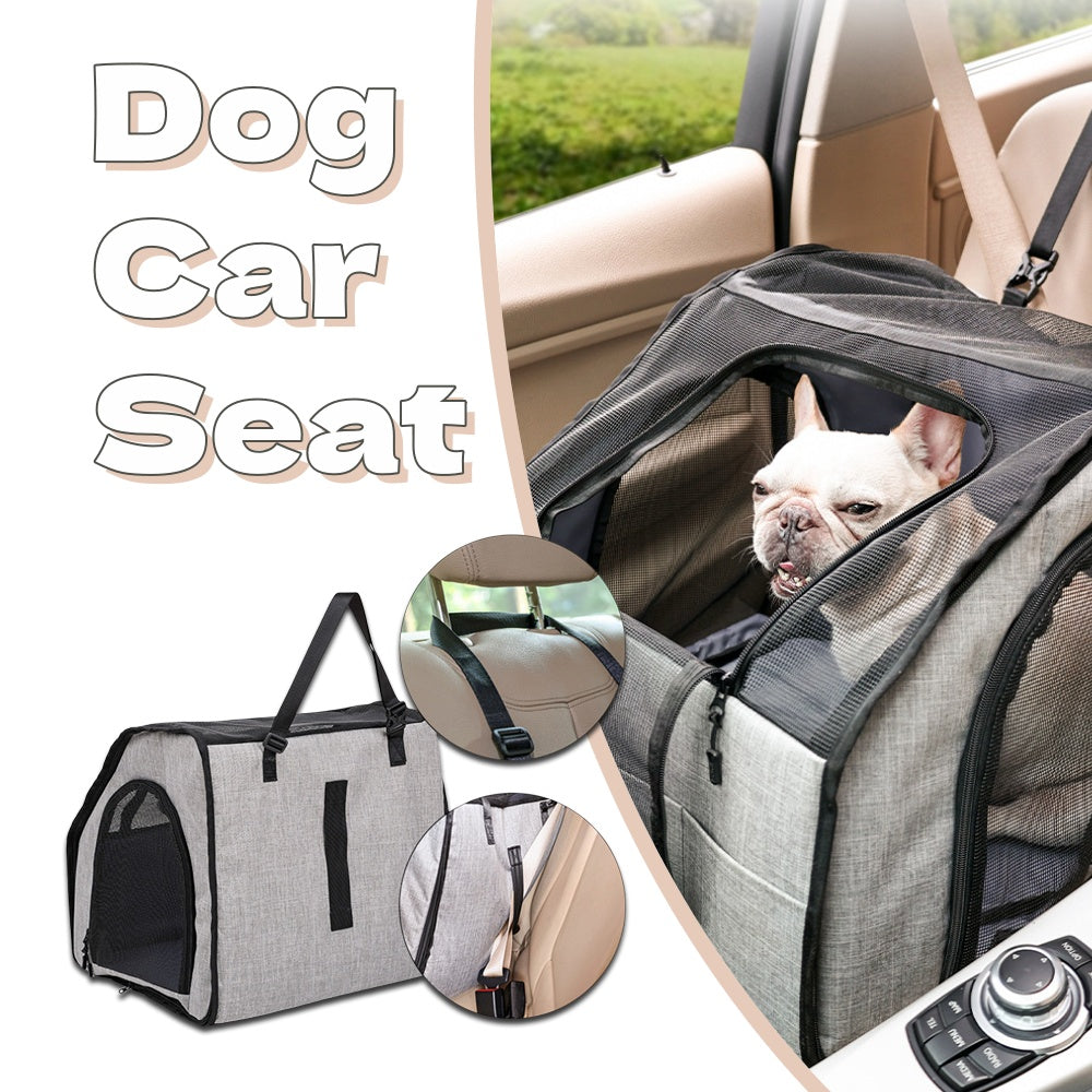 Clean Car, Happy Pet Foldable Waterproof Pet Car Seat Mat and Travel Cage