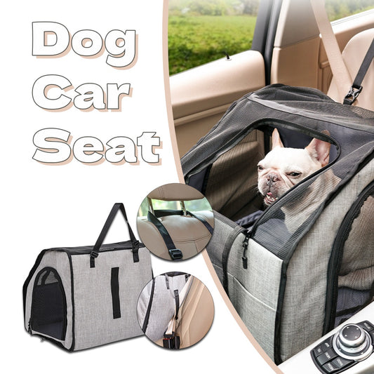 Clean Car, Happy Pet Foldable Waterproof Pet Car Seat Mat and Travel Cage