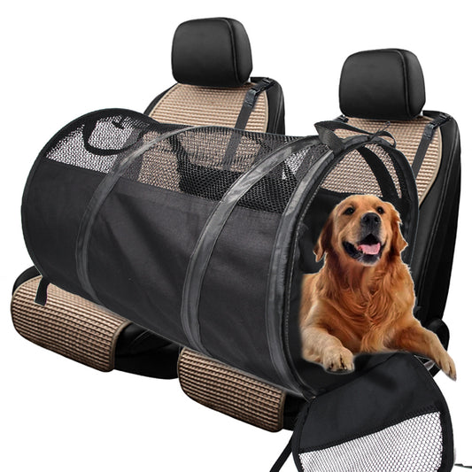Turn Your Backseat Into a Safe Pet Haven Foldable 2-in-1 Car Hammock