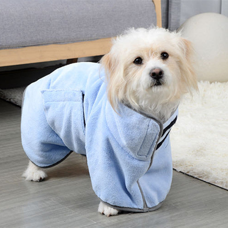 Microfiber Pet Bathrobe & Drying Towel