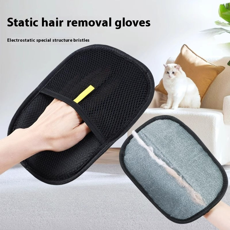 Dual-Sided Deshedding Grooming Glove