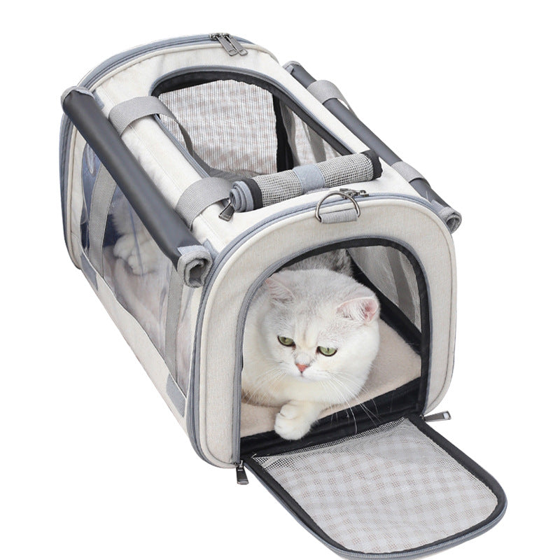 Transparent Foldable Pet Carrier Bag
