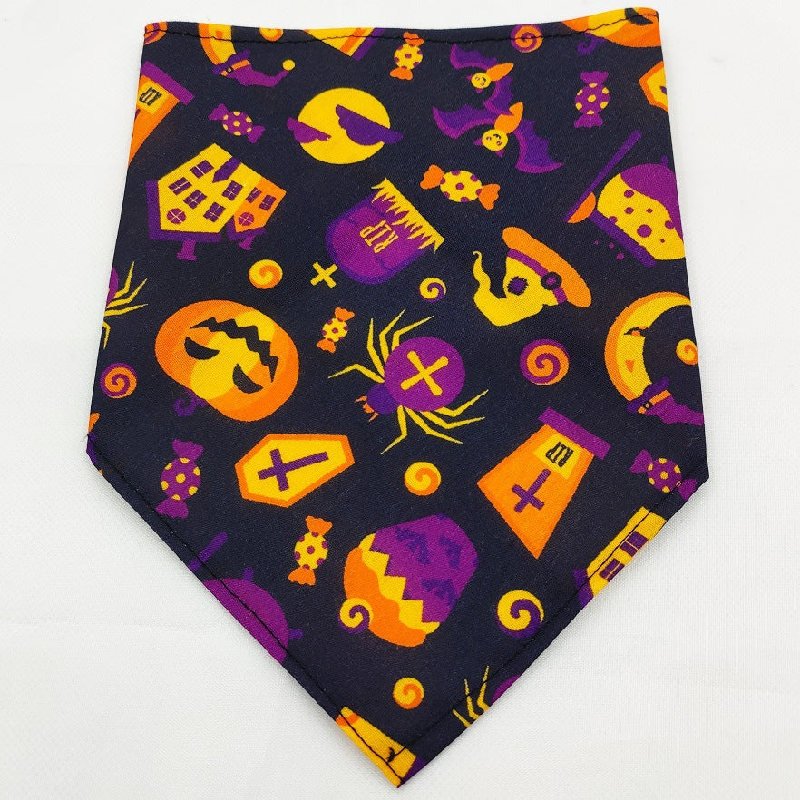 Tie-Dye Triangle Pet Bandana and Scarf