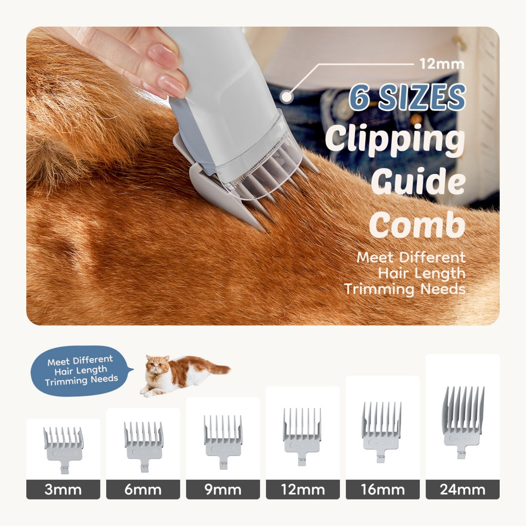 Pro Pet Grooming Clipper & Vacuum Set
