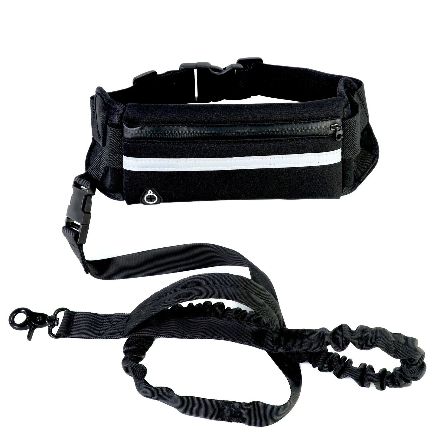 Hands-free dog running leash set for active dog owners