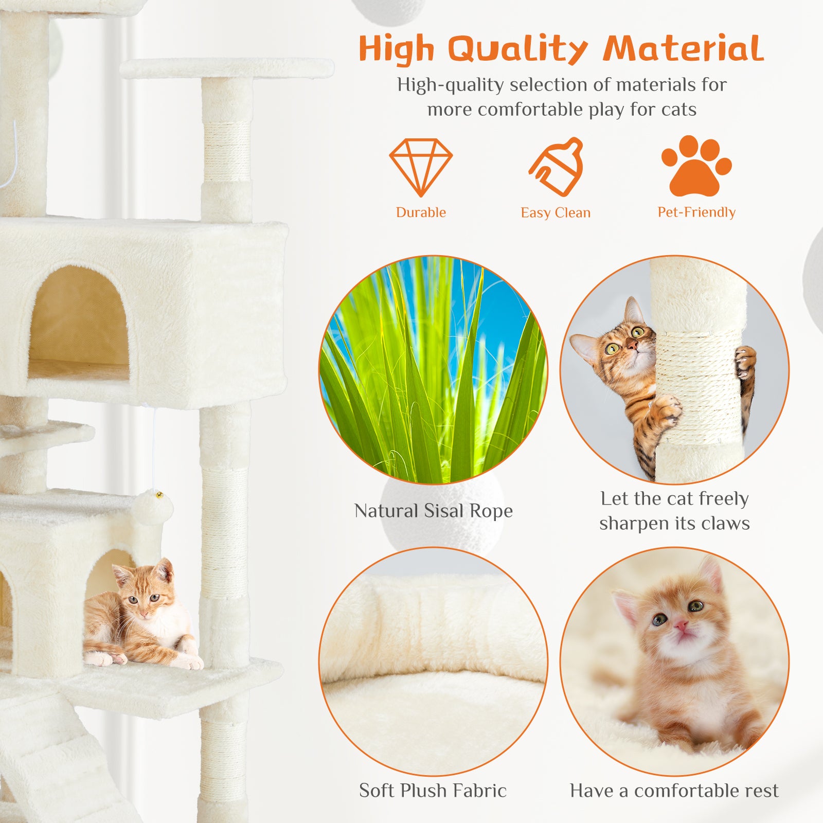 Cat tree tower dimensions