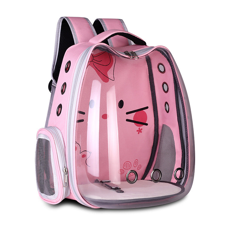 Breathable Hard-Shell Pet Backpack Carrier