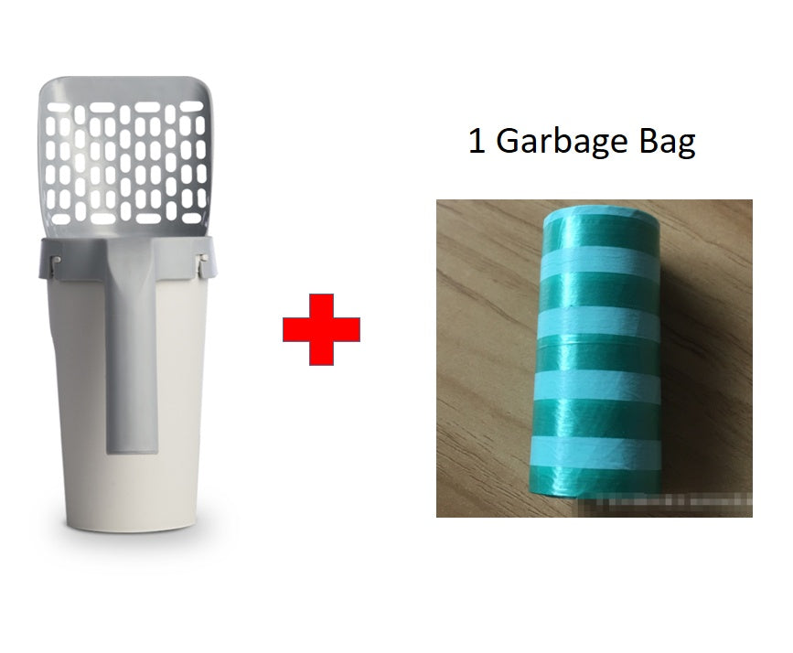 All-in-One Cat Litter Scoop & Storage
