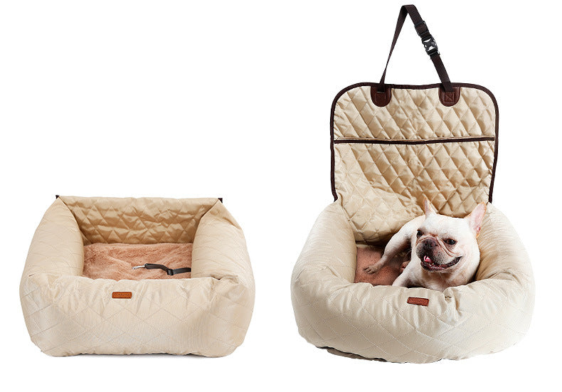 Foldable 2-in-1 Dog Car Seat Pad