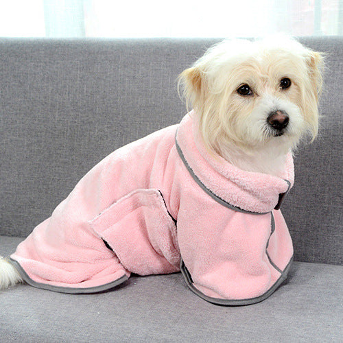 Microfiber Pet Bathrobe & Drying Towel