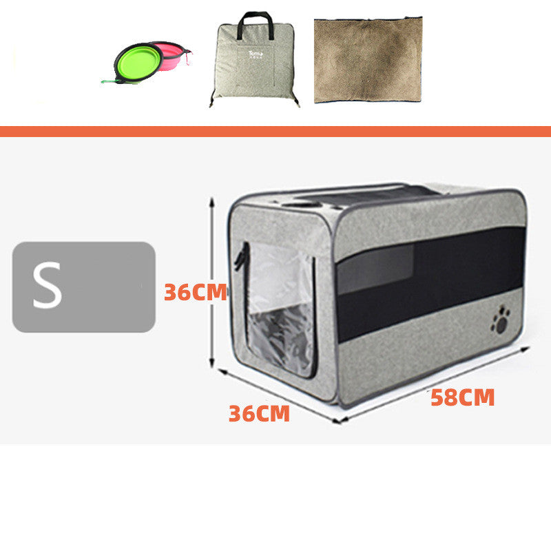 Soft-Sided Folding Pet Travel Carrier Bag