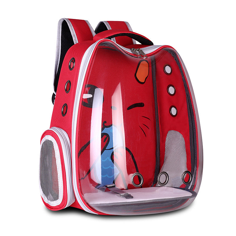 Breathable Hard-Shell Pet Backpack Carrier