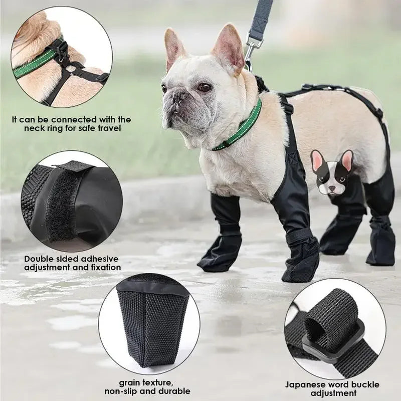 Every Terrain, Every Walk Waterproof Adjustable Non-Slip Dog Boots