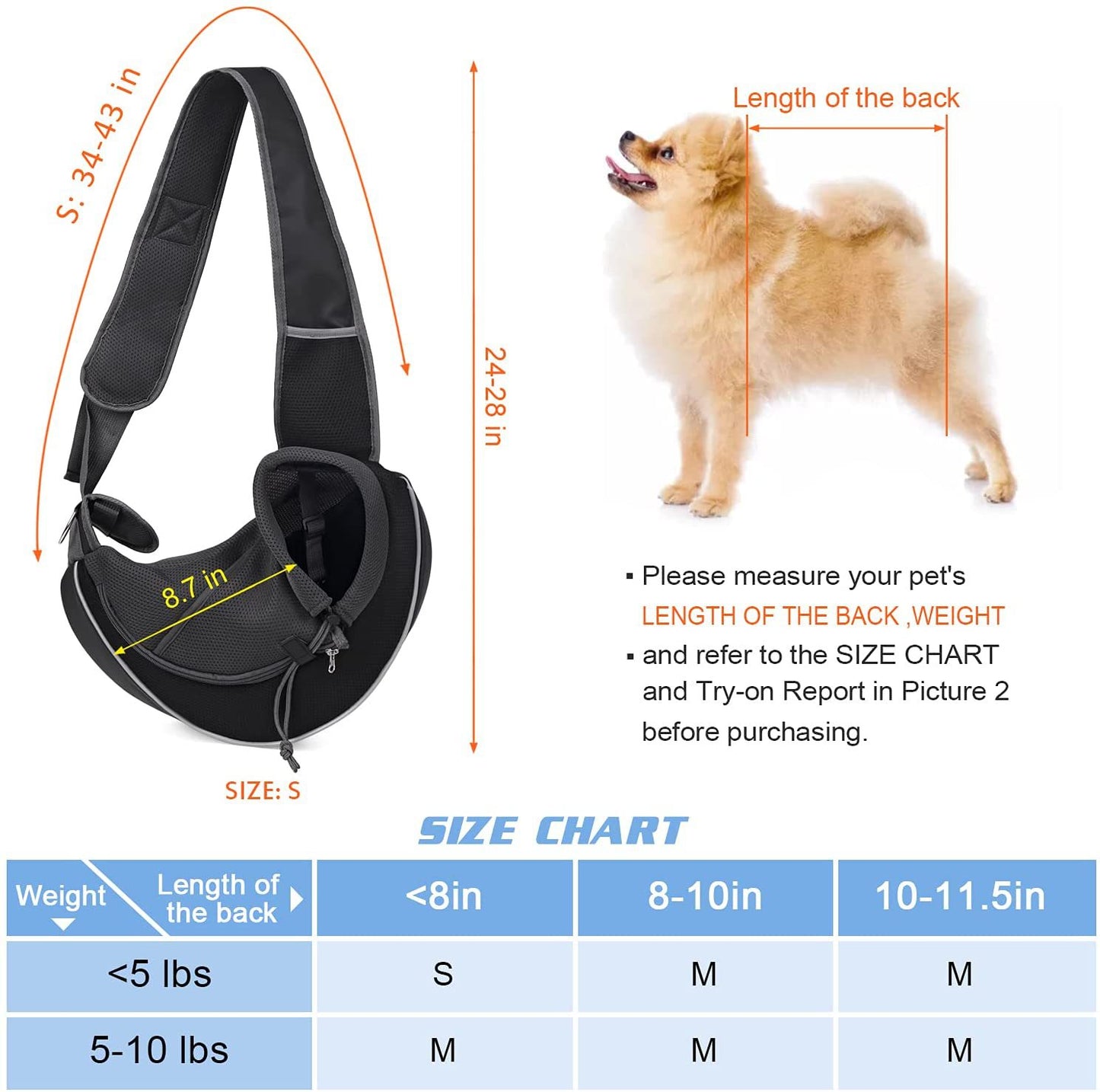 Pet carrier crossbody bag in multiple colors for cats and small dogs
