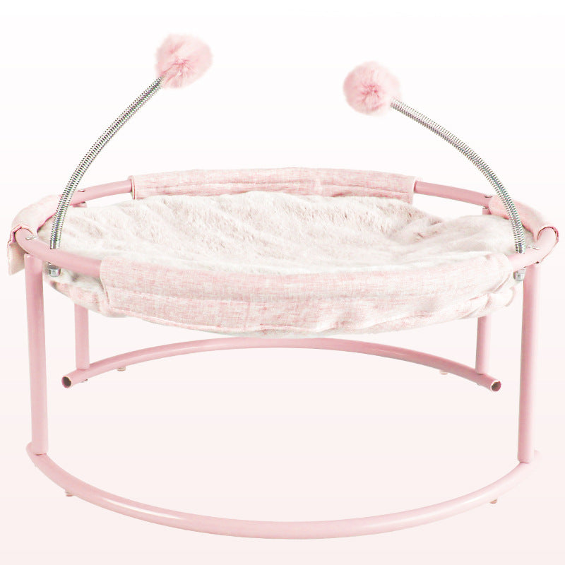 Long Plush Hanging Cat Hammock Bed