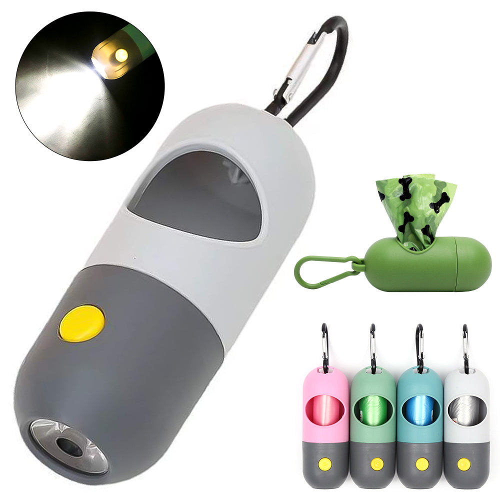 See in the Dark, Clean Up Right LED Pet Waste Bag Dispenser