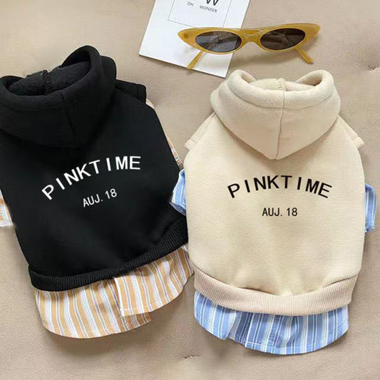She Looks Good, She Feels Warm Casual Cotton Dog Coat for Female Dogs