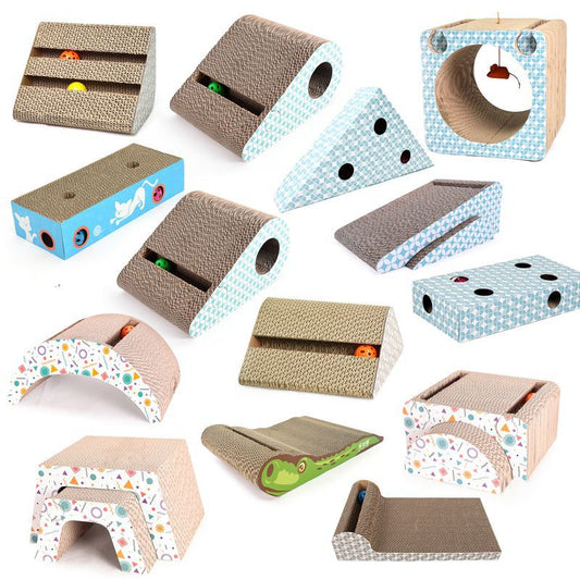 Pick the Shape Your Cat Loves Corrugated Cat Scratcher Variety Pack