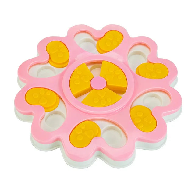 Flower Slow Feeder Dog Bowl
