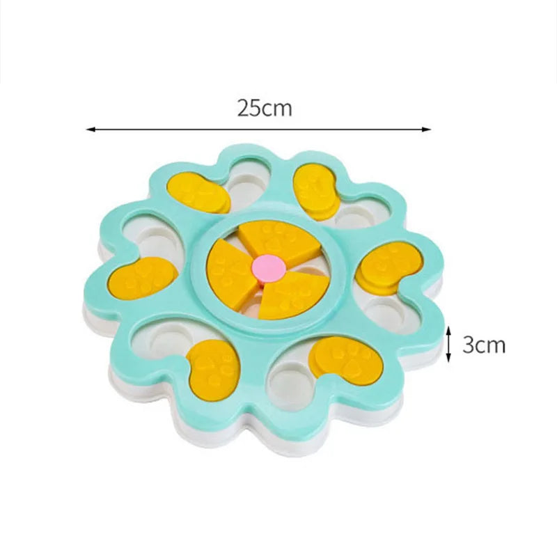 Flower Slow Feeder Dog Bowl